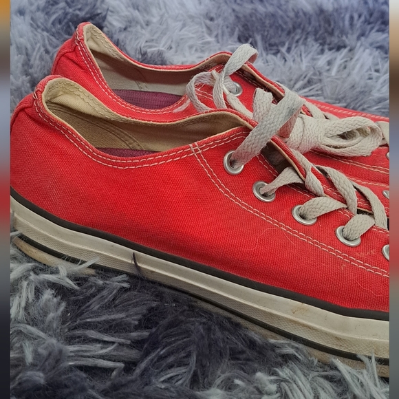Red ankle sneakers - Picture 3 of 4
